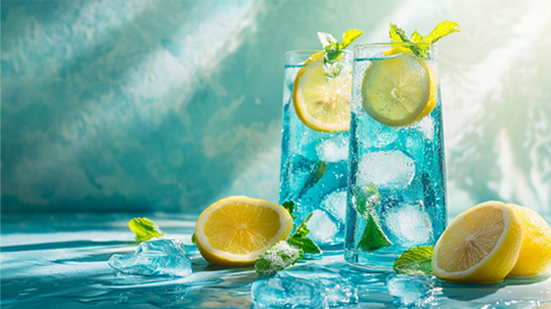 Agua Detox con Ficocianina